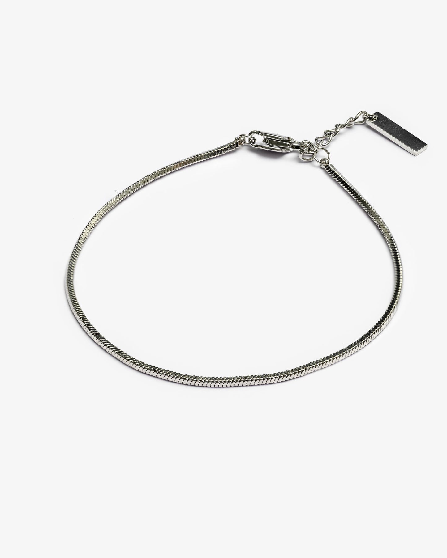 SMJ STYLE accessoires XXS–XS / 15+2 cm / SILBER SNAKE LINE