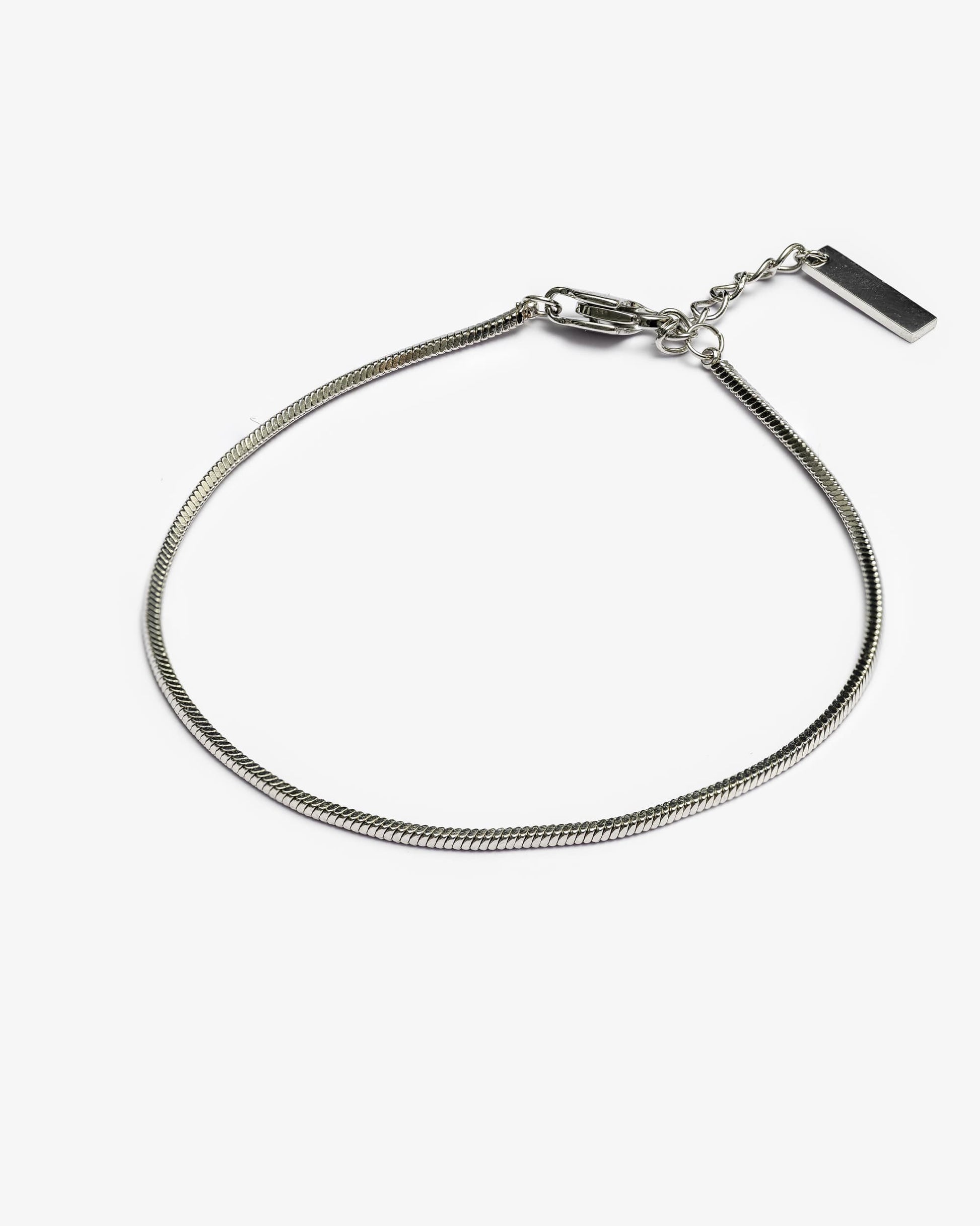 SMJ STYLE accessoires XXS–XS / 15+2 cm / SILBER SNAKE LINE