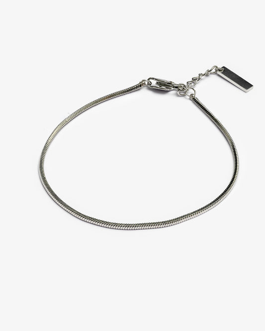 SMJ STYLE accessoires XXS–XS / 15+2 cm / SILBER SNAKE LINE