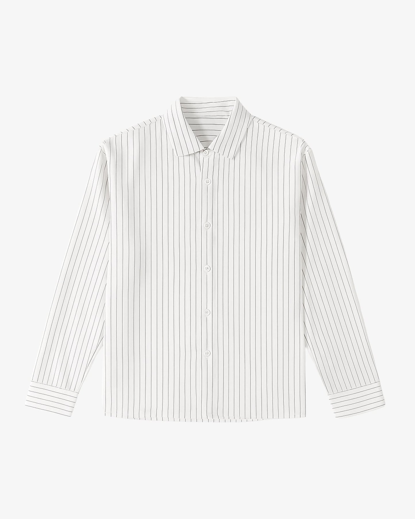 SMJ STYLE Hemd HEMD REN – BOX FIT PINSTRIPE