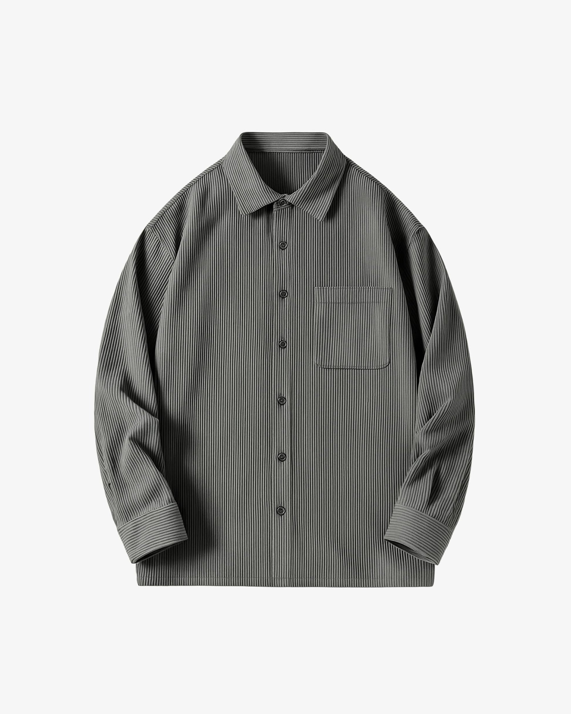 SMJ STYLE Hemd OVERSHIRT KAI – BOX FIT CORD