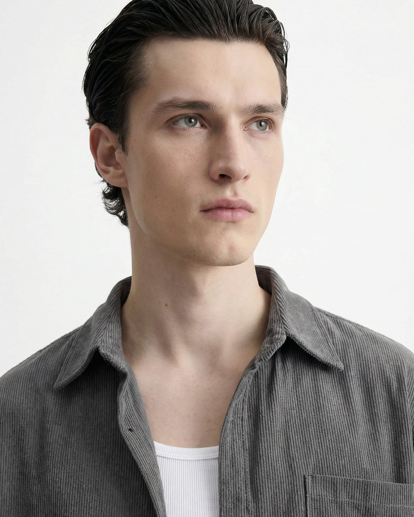 SMJ STYLE Hemd OVERSHIRT KAI – BOX FIT CORD