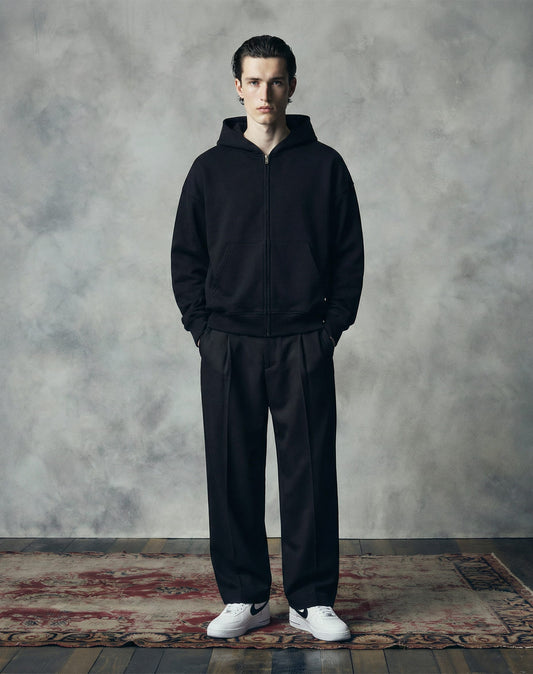 MarketPrint Hoodie OVERSIZED ZIPPER HOODIE