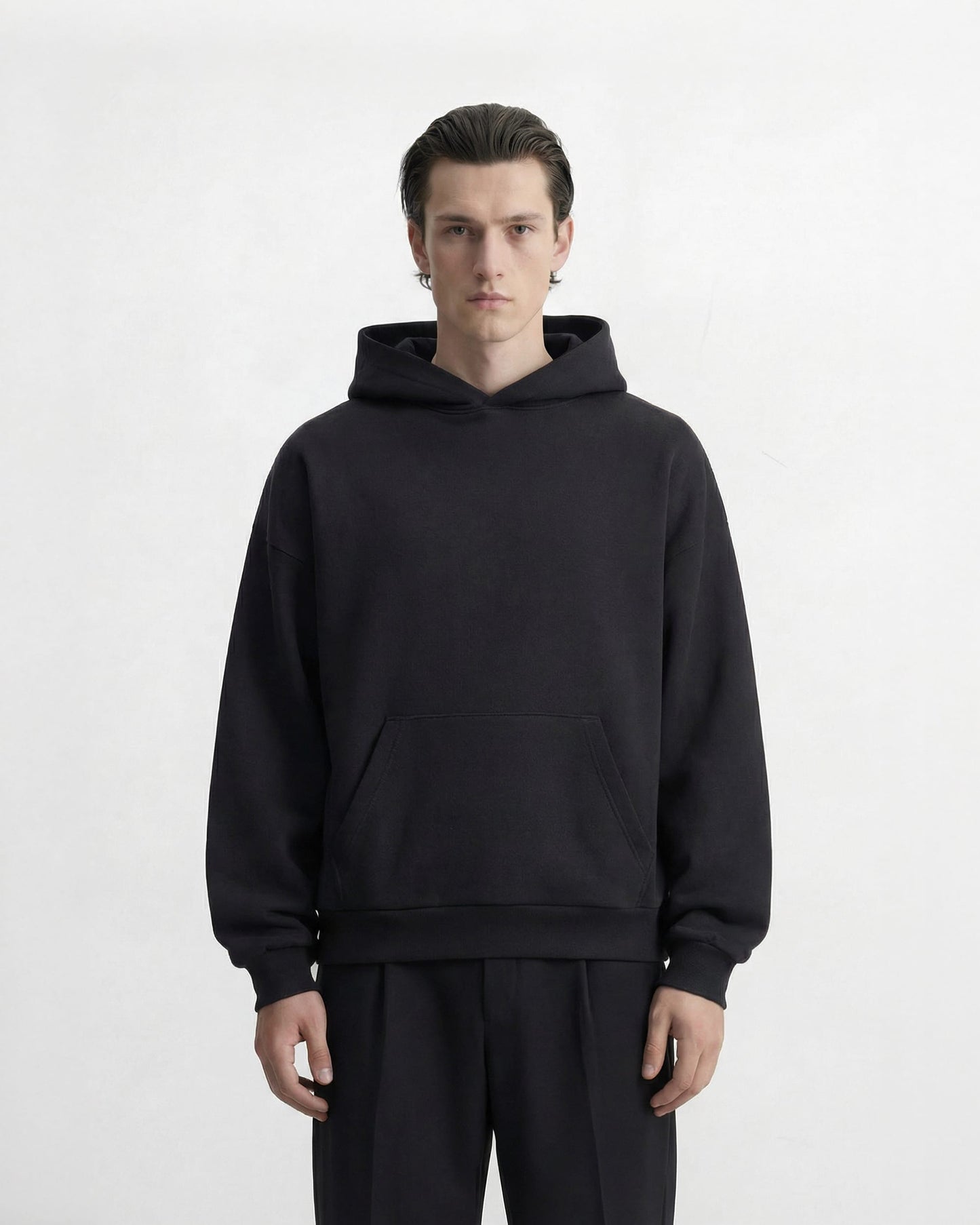MarketPrint Hoodie S / SCHWARZ OVERSIZED HOODIE
