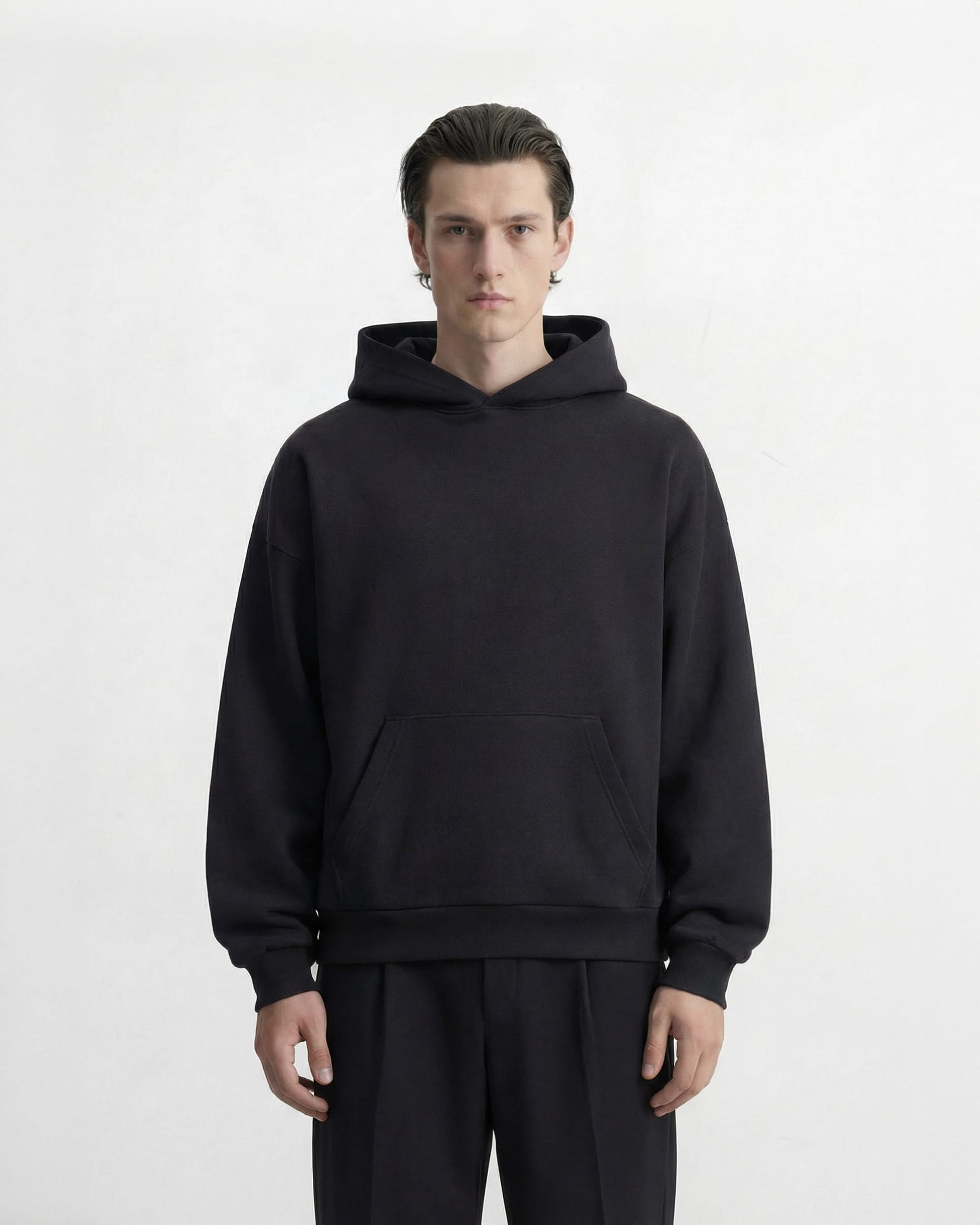 MarketPrint Hoodie S / SCHWARZ OVERSIZED HOODIE