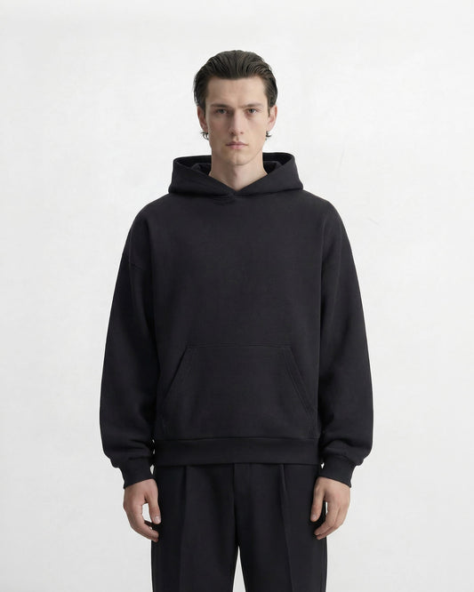 MarketPrint Hoodie S / SCHWARZ OVERSIZED HOODIE