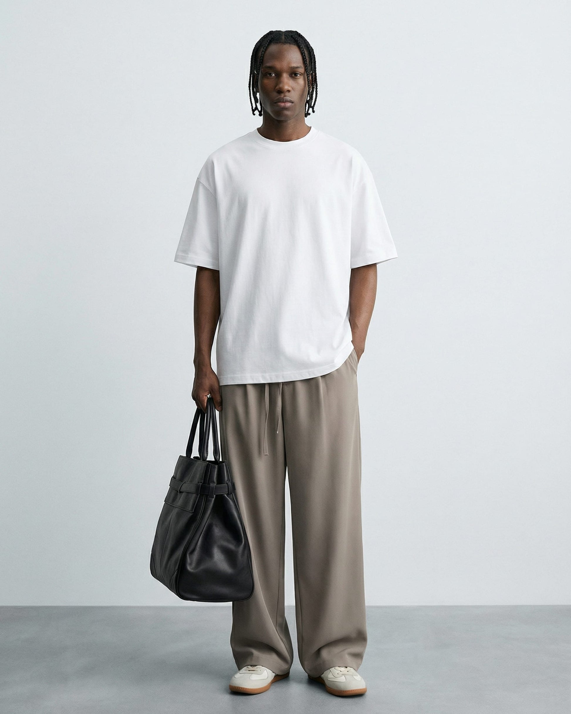 SEMIYU Hosen BASIC LOOSE FIT PANTS