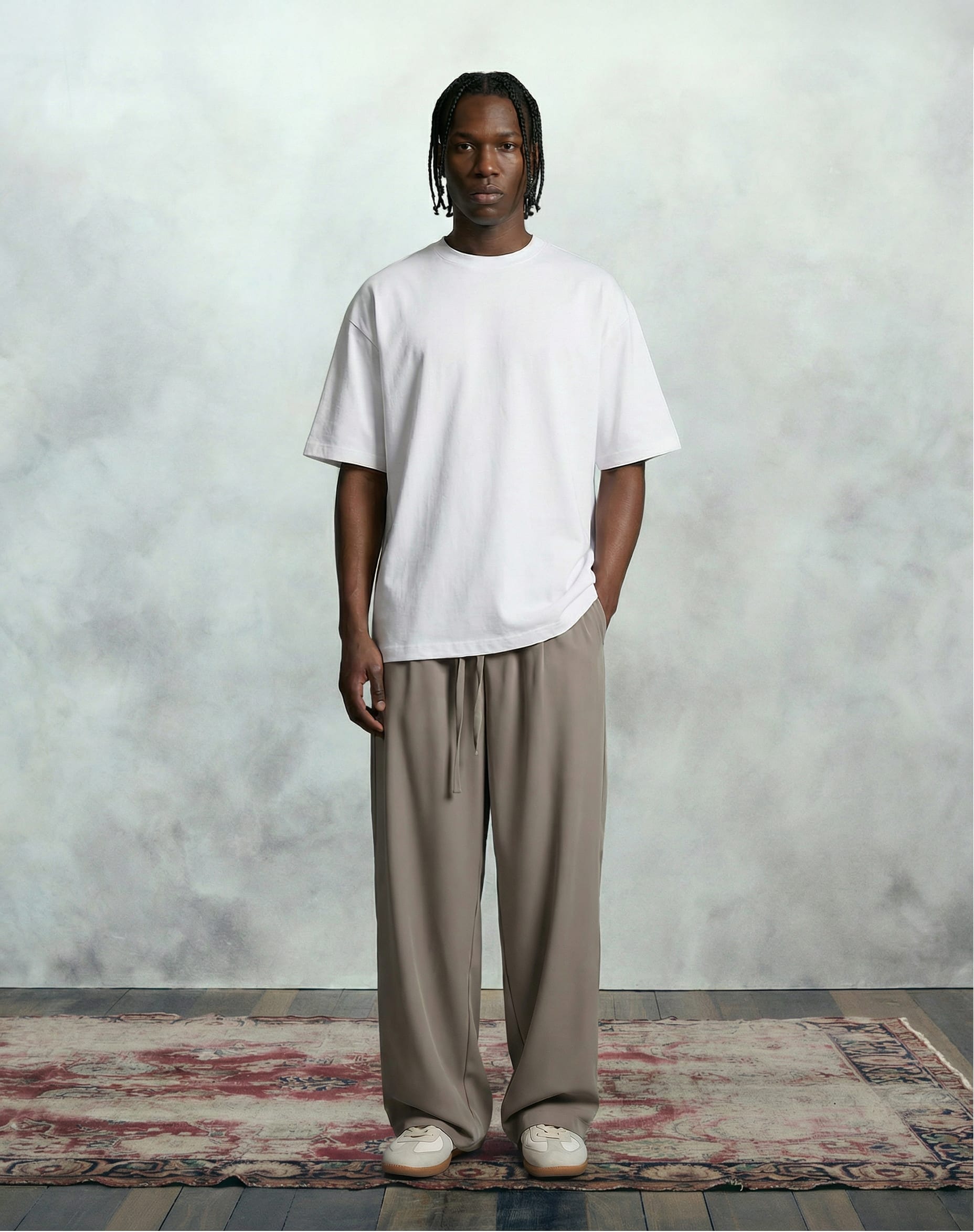 SEMIYU Hosen BASIC LOOSE FIT PANTS