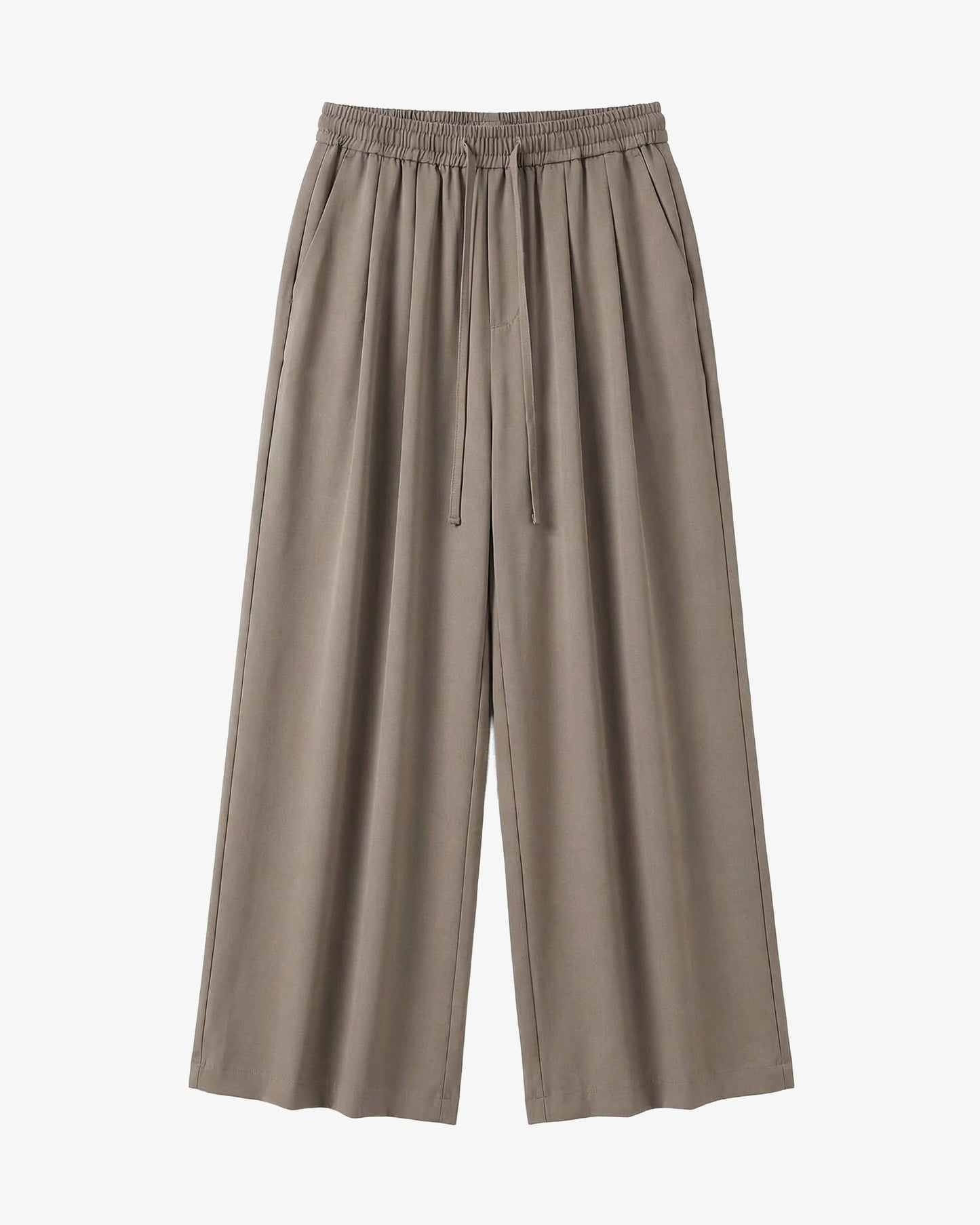 SEMIYU Hosen Taupe / S BASIC LOOSE FIT PANTS