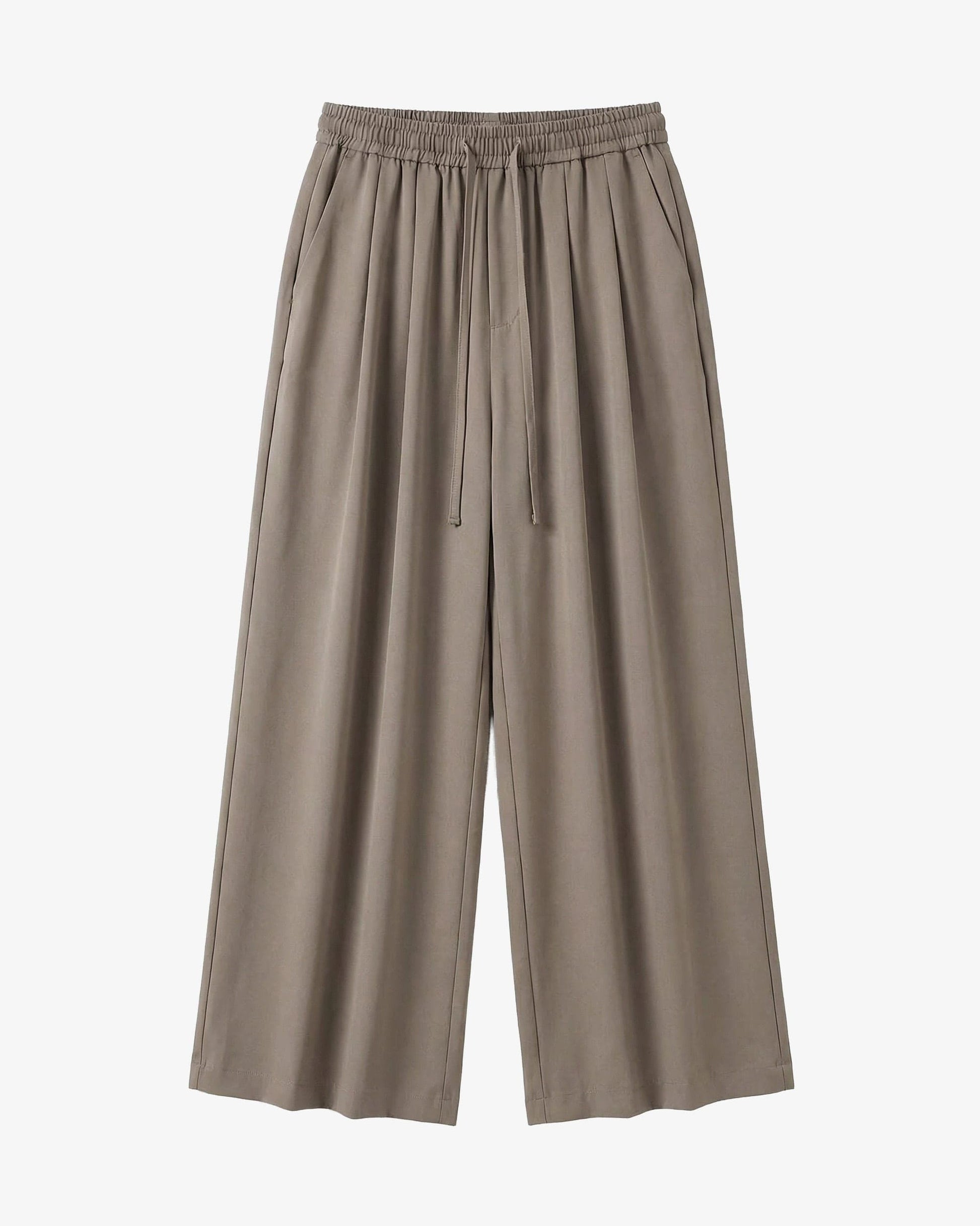 SEMIYU Hosen Taupe / S BASIC LOOSE FIT PANTS