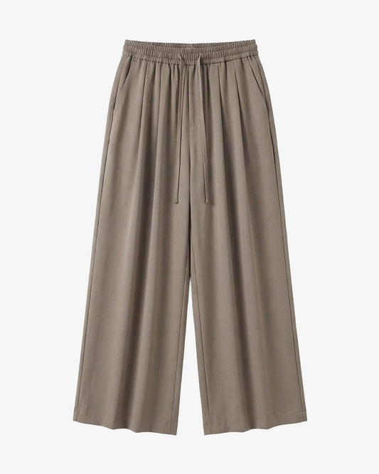 SEMIYU Hosen Taupe / S BASIC LOOSE FIT PANTS