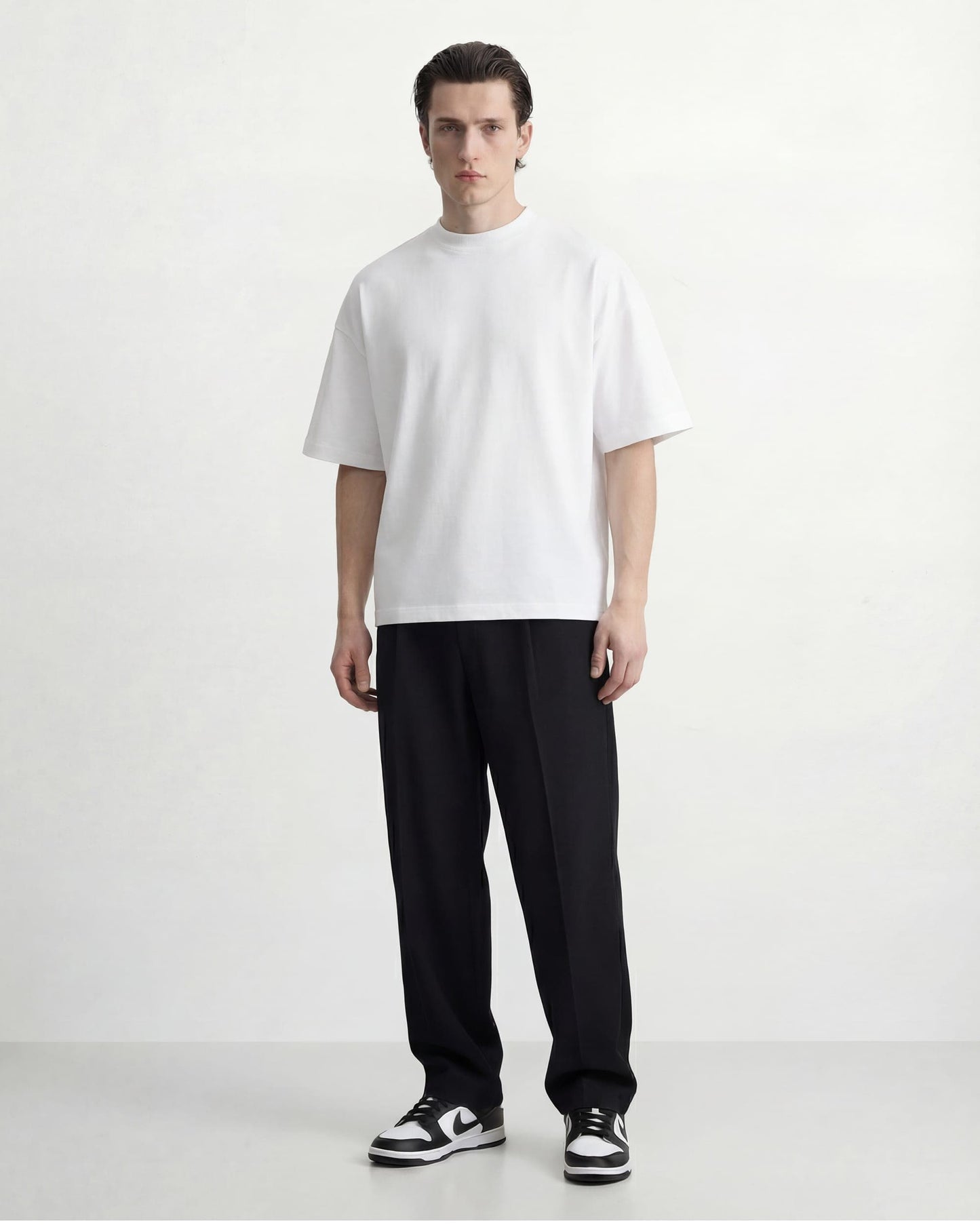 SEMIYU T-Shirt BOX T-SHIRT MOCK NECK