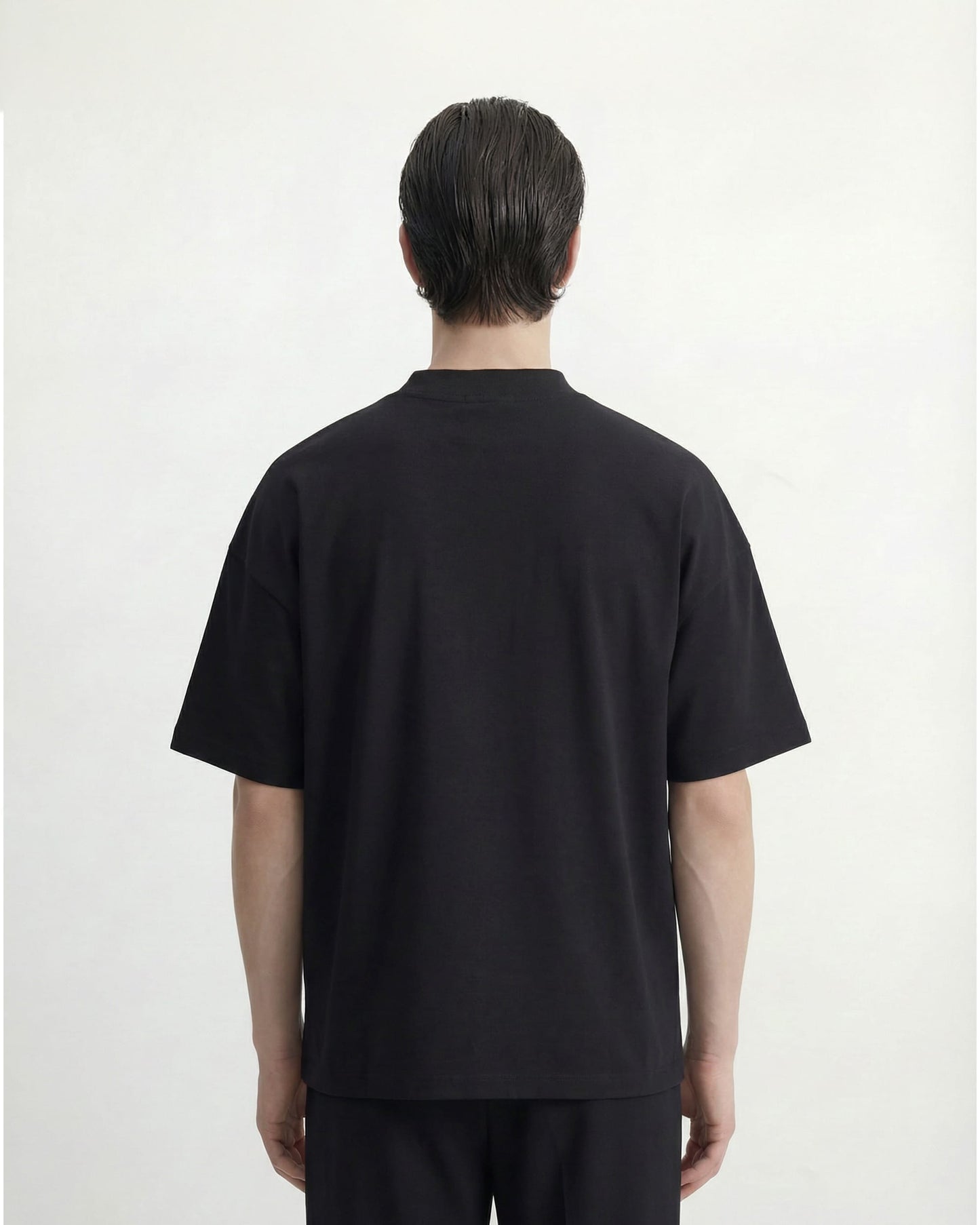 SEMIYU T-Shirt BOX T-SHIRT MOCK NECK