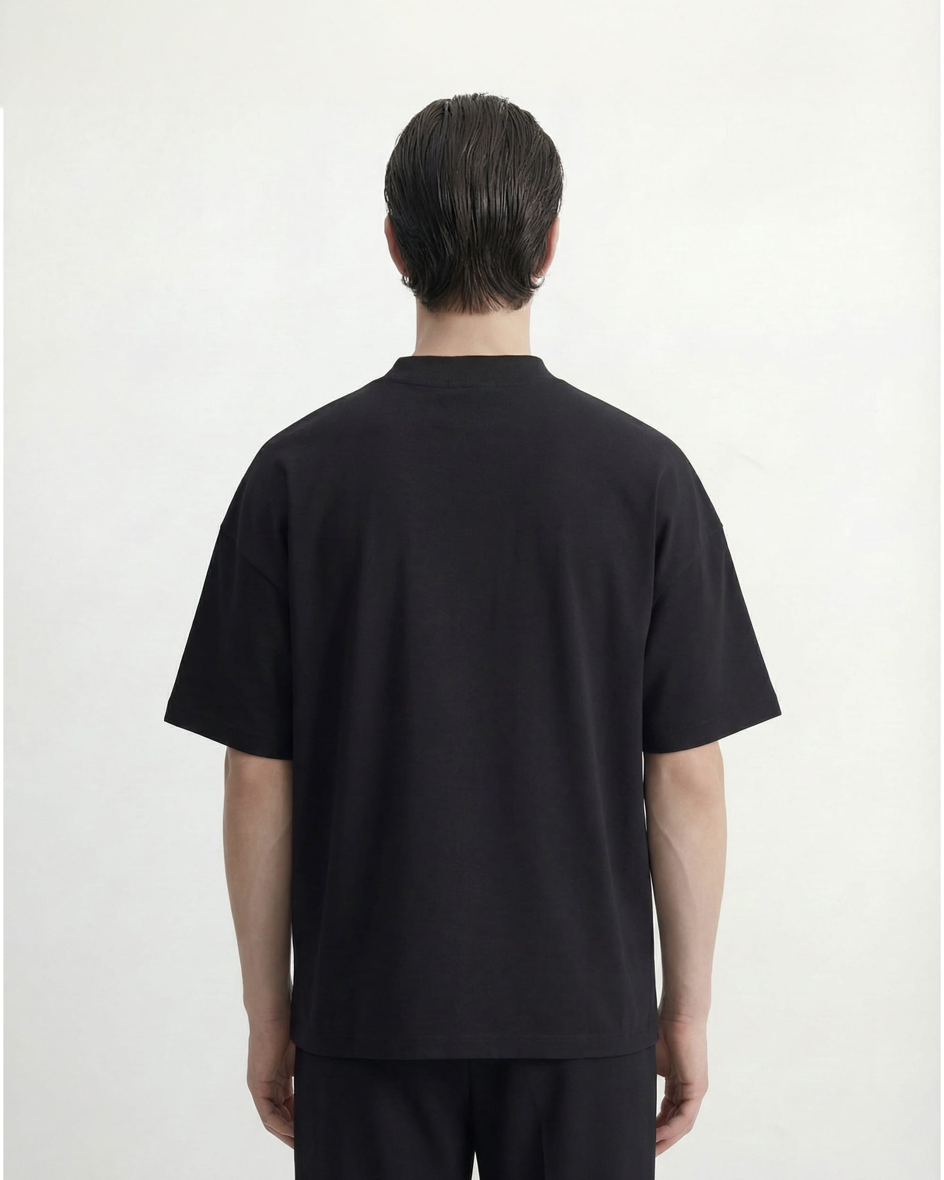 SEMIYU T-Shirt BOX T-SHIRT MOCK NECK