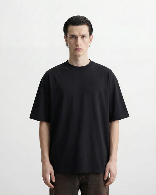 SMJ STYLE T-Shirt Schwarz / XS ULTRA HEAVY COTTON BOX TEE